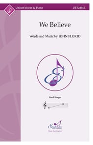 We Believe Unison choral sheet music cover Thumbnail